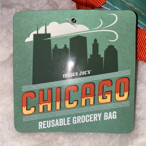 NEW! NWT New Trader Joe’s Eco Reusable Shopping Bags-set of 4 - Picture 6 of 16